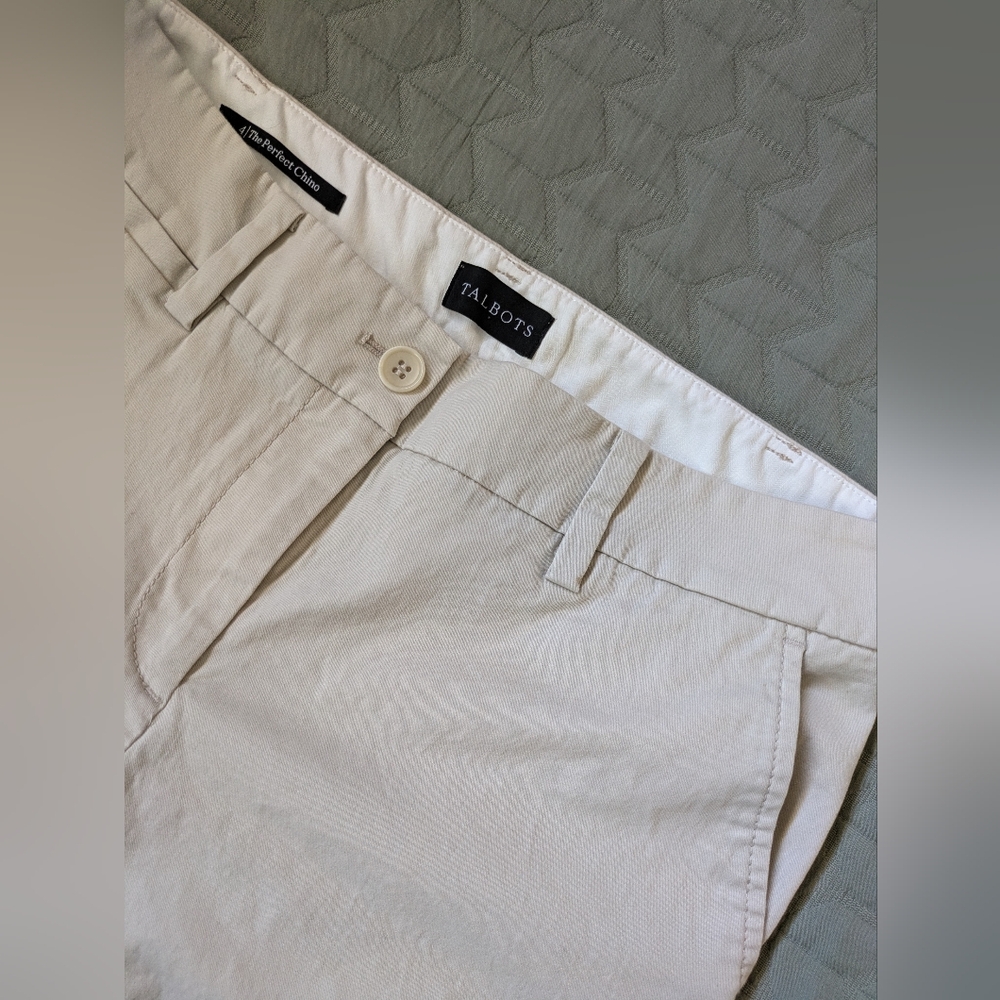 Talbots Women's Cream Chinos